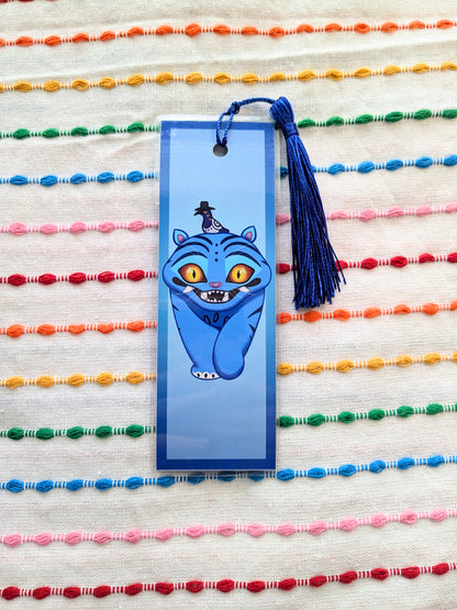 Derpy Tiger KPDH Handmade Double Sided Bookmark with Multicolored Tassel