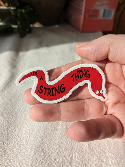 Its A String Thing | Sticker