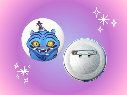 Derpy The Tiger & Sussy KPDH 2.2 Inch Pinback Button