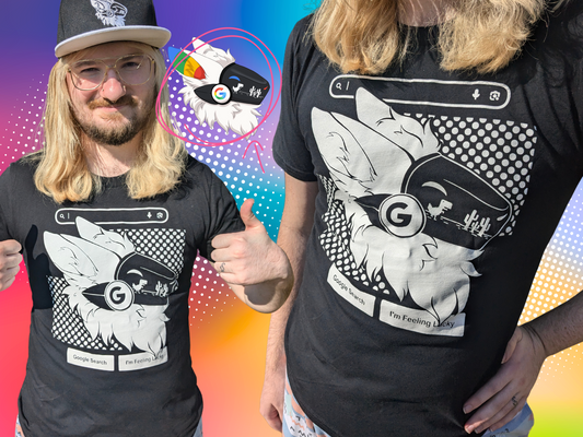 Google Protogen Screenprinted T-Shirt