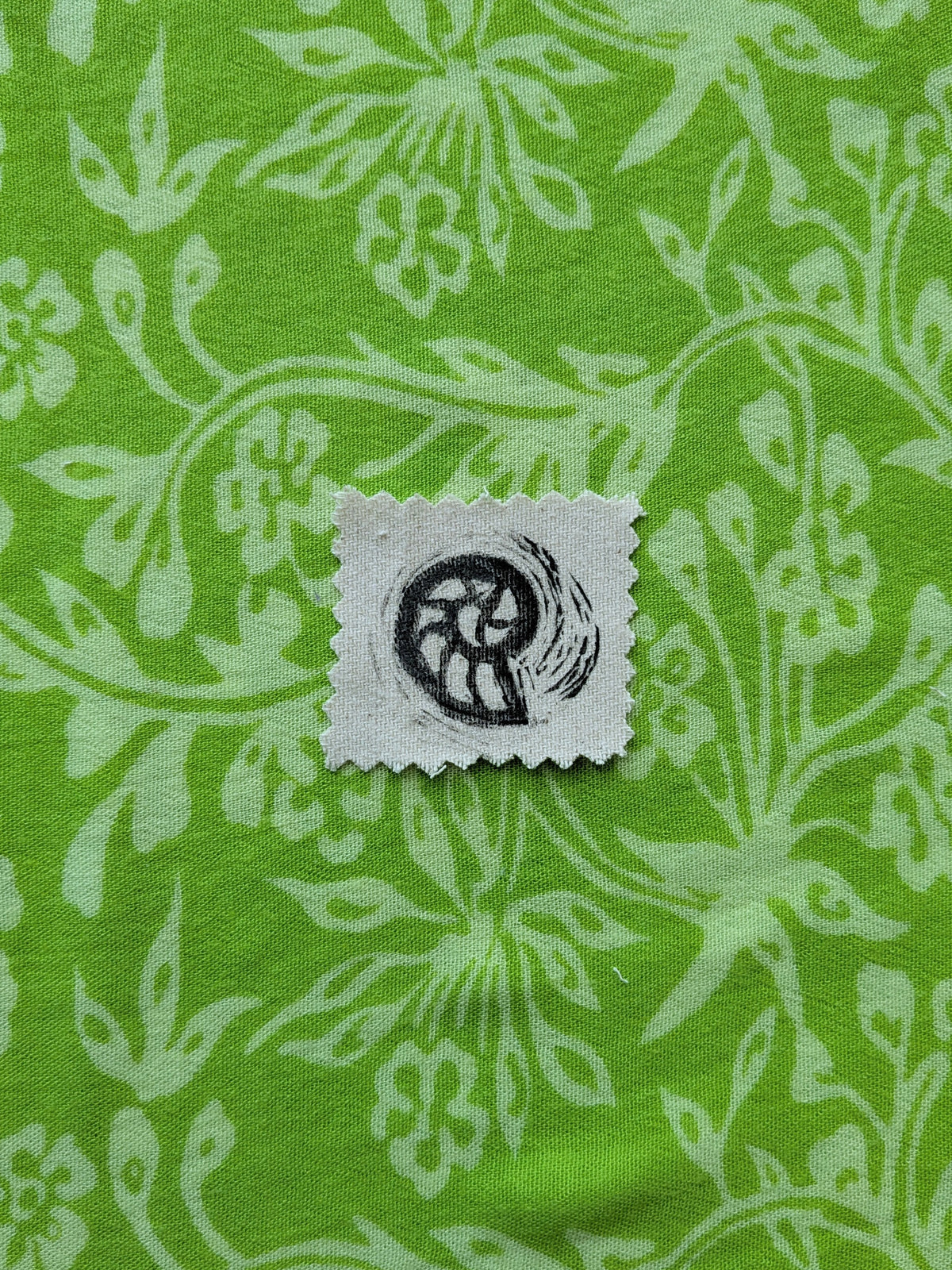 Fossil Linocut Patch