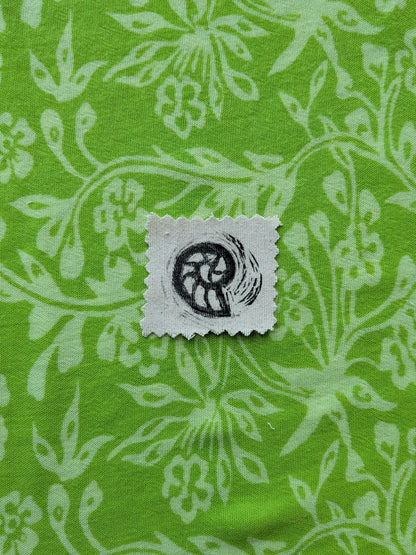 Fossil Linocut Patch