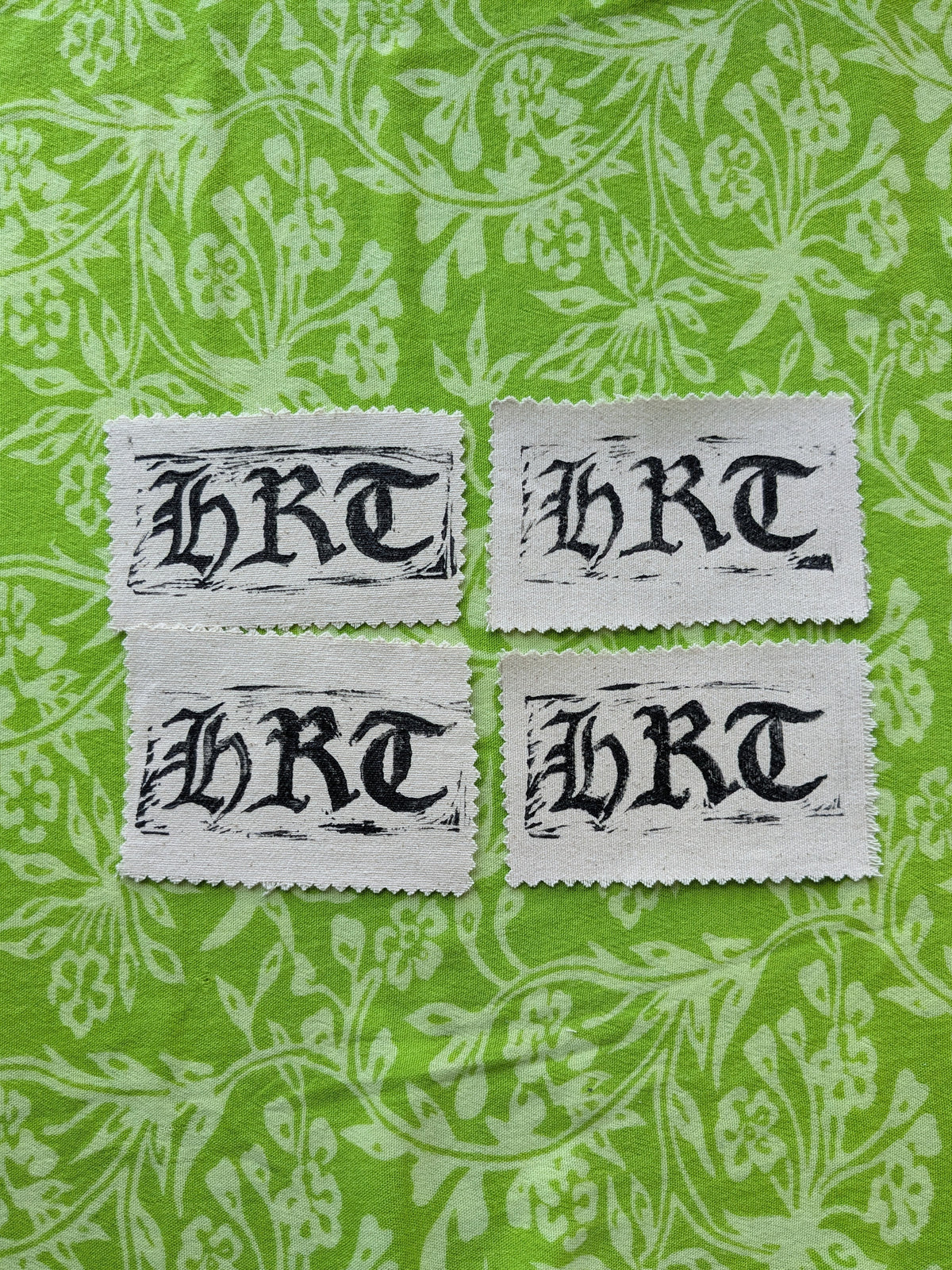 HRT Linocut patch