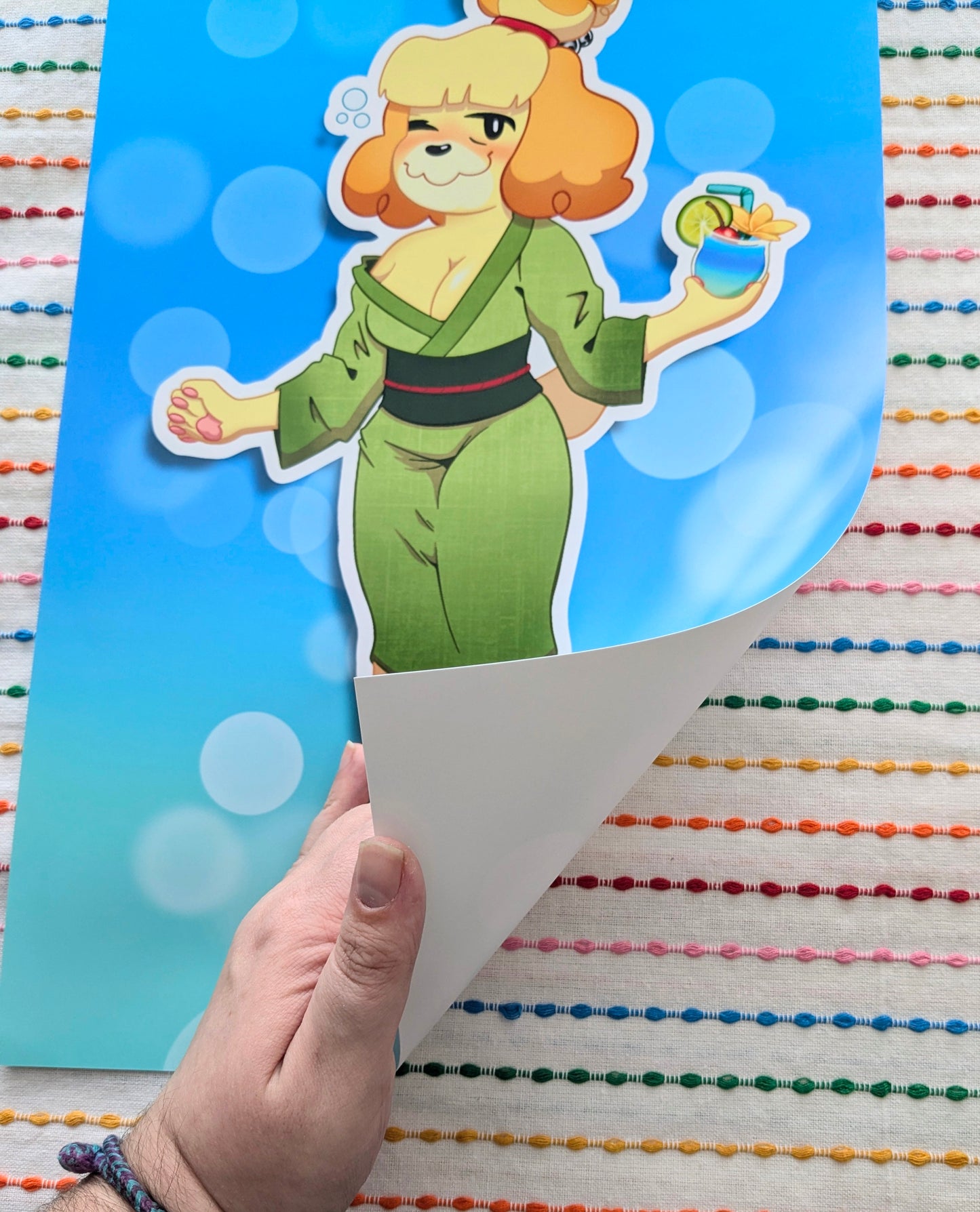 Isabelle AC Island Juice 11x17 Art Print