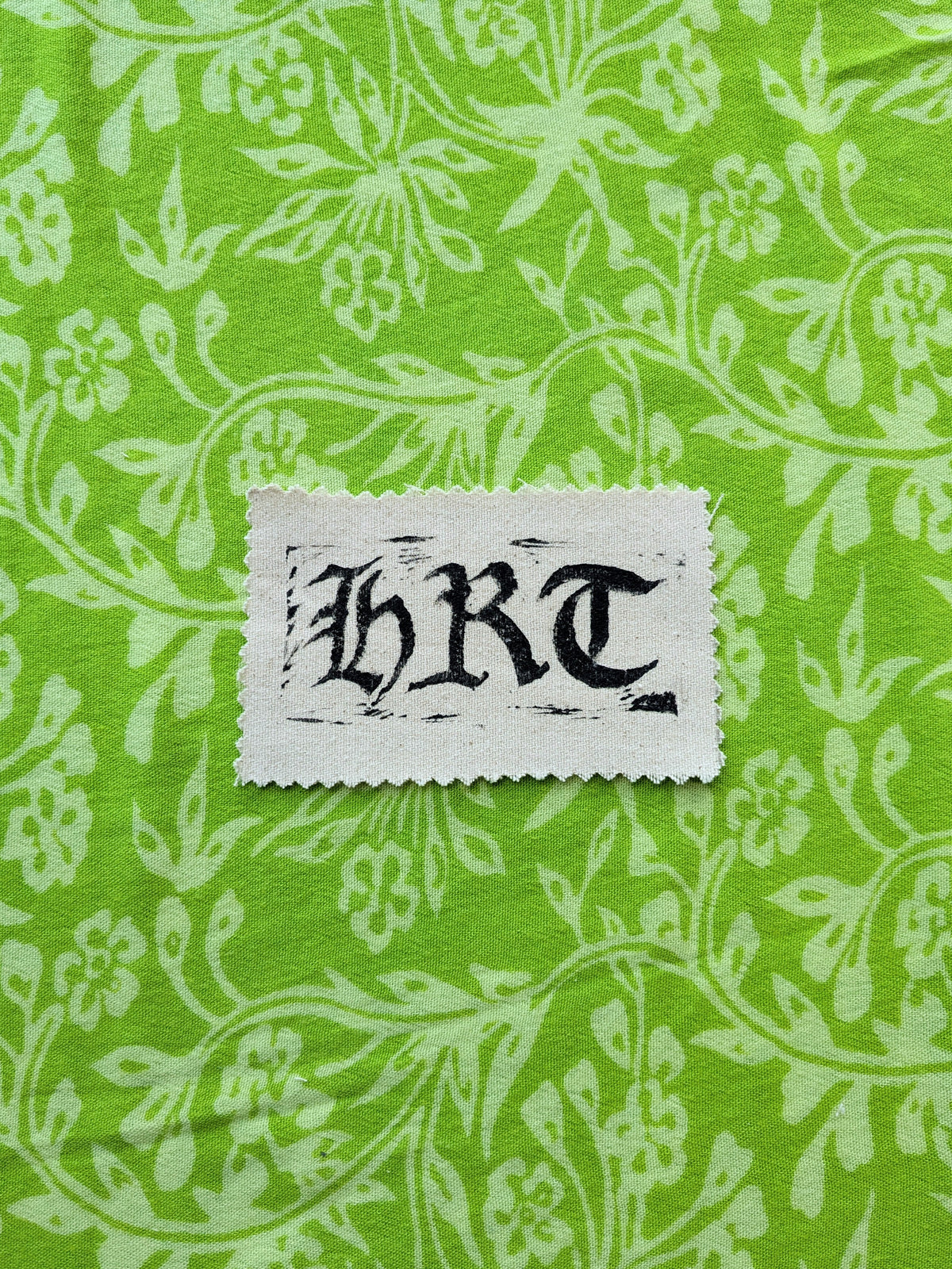 HRT Linocut patch