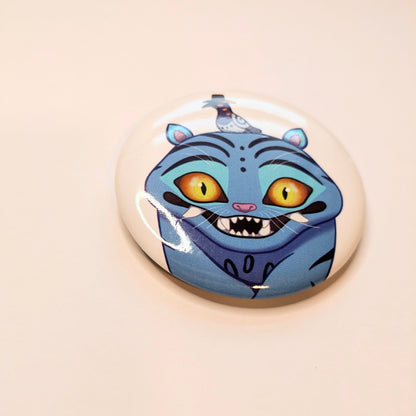 Derpy The Tiger & Sussy KPDH 2.2 Inch Pinback Button