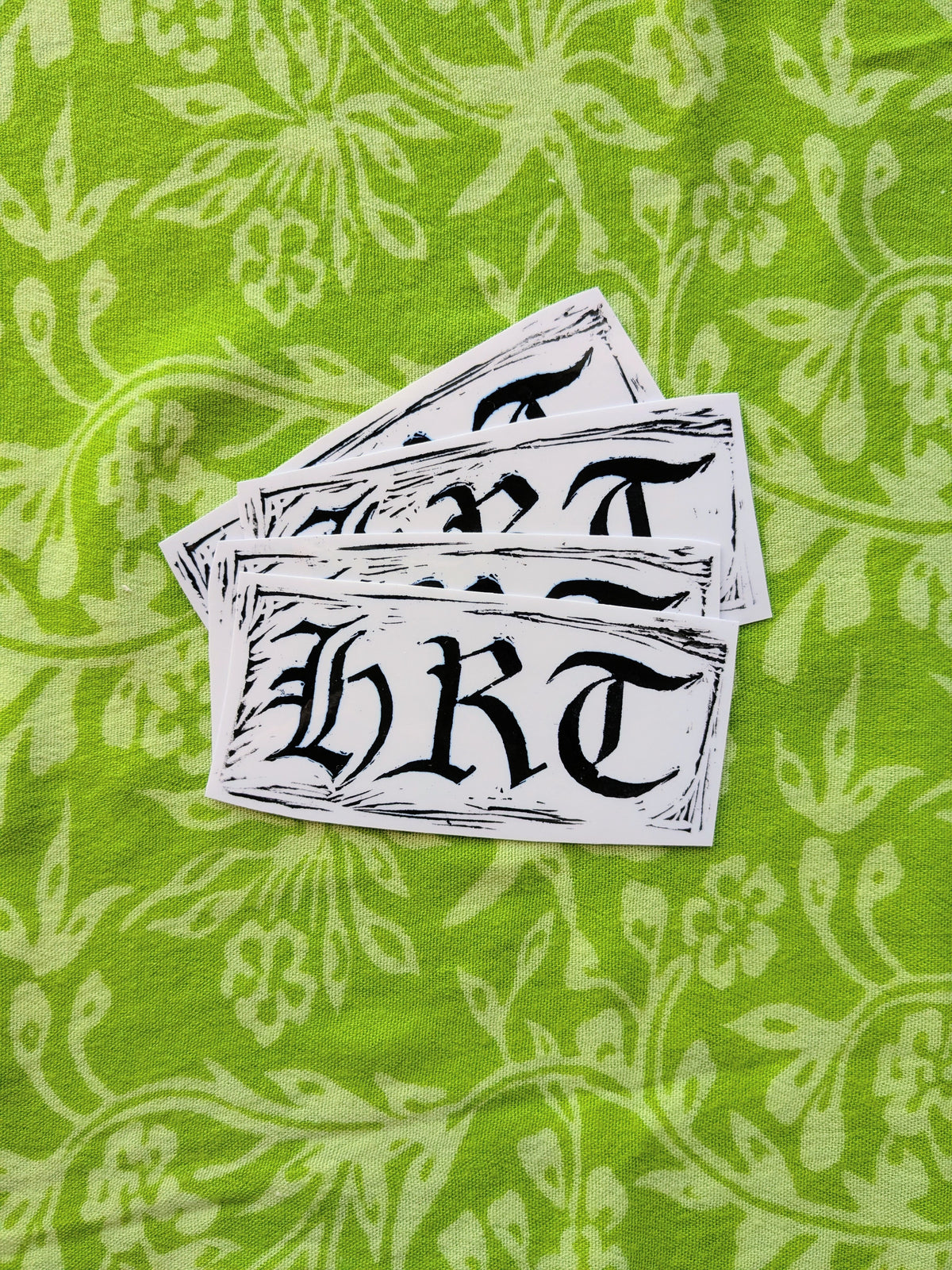 HRT Linocut Vinyl Sticker