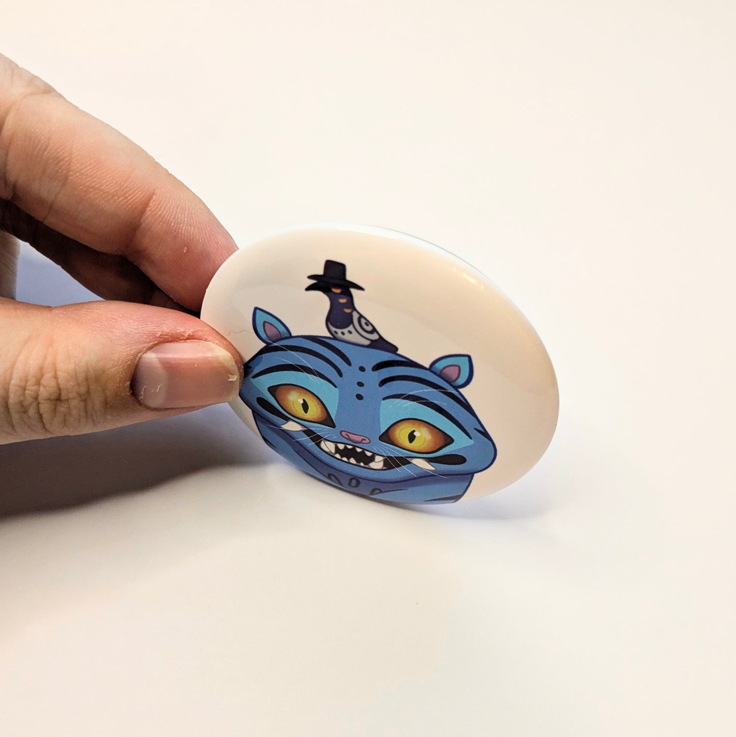 Derpy The Tiger & Sussy KPDH 2.2 Inch Pinback Button