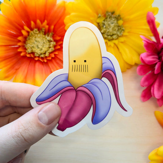 Peeled Jax Banana Vinyl Sticker