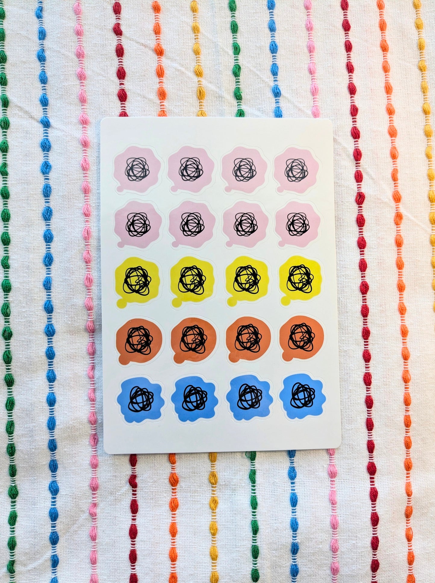 Tomo Life Thought Bubble Sticker Sheet