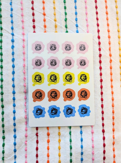 Tomo Life Thought Bubble Sticker Sheet
