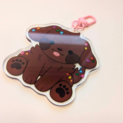 Cosmic Puppy 3 Inch Acrylic Charm