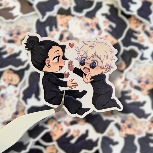 SatoSugu Chibi Jujitsu Kaisen JJK 3 inch Vinyl Sticker