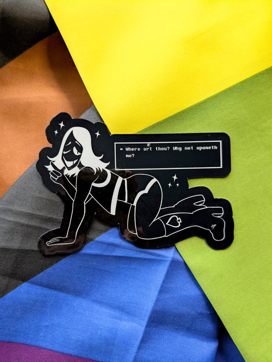 Rouxls Kaard Sabrina Carpenter Deltarune Vinyl Sticker