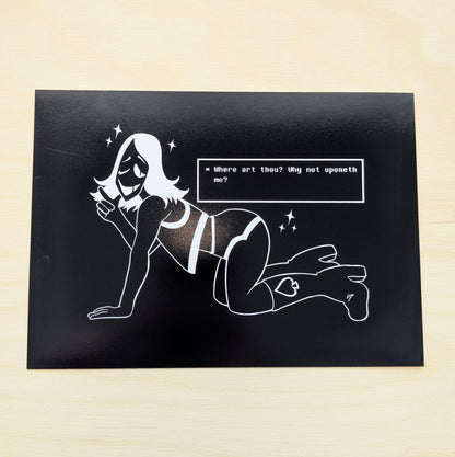 Rouxls Kaard Sabrina Carpenter Deltarune 5x7 Art Print