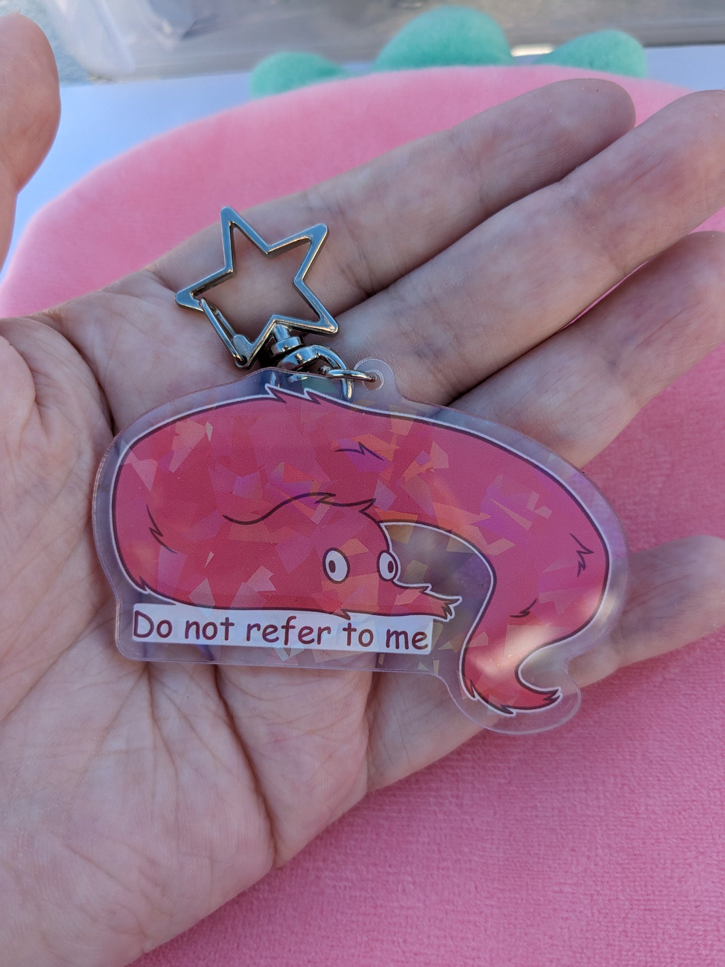 Chaotic Worm On A String Acrylic Charm