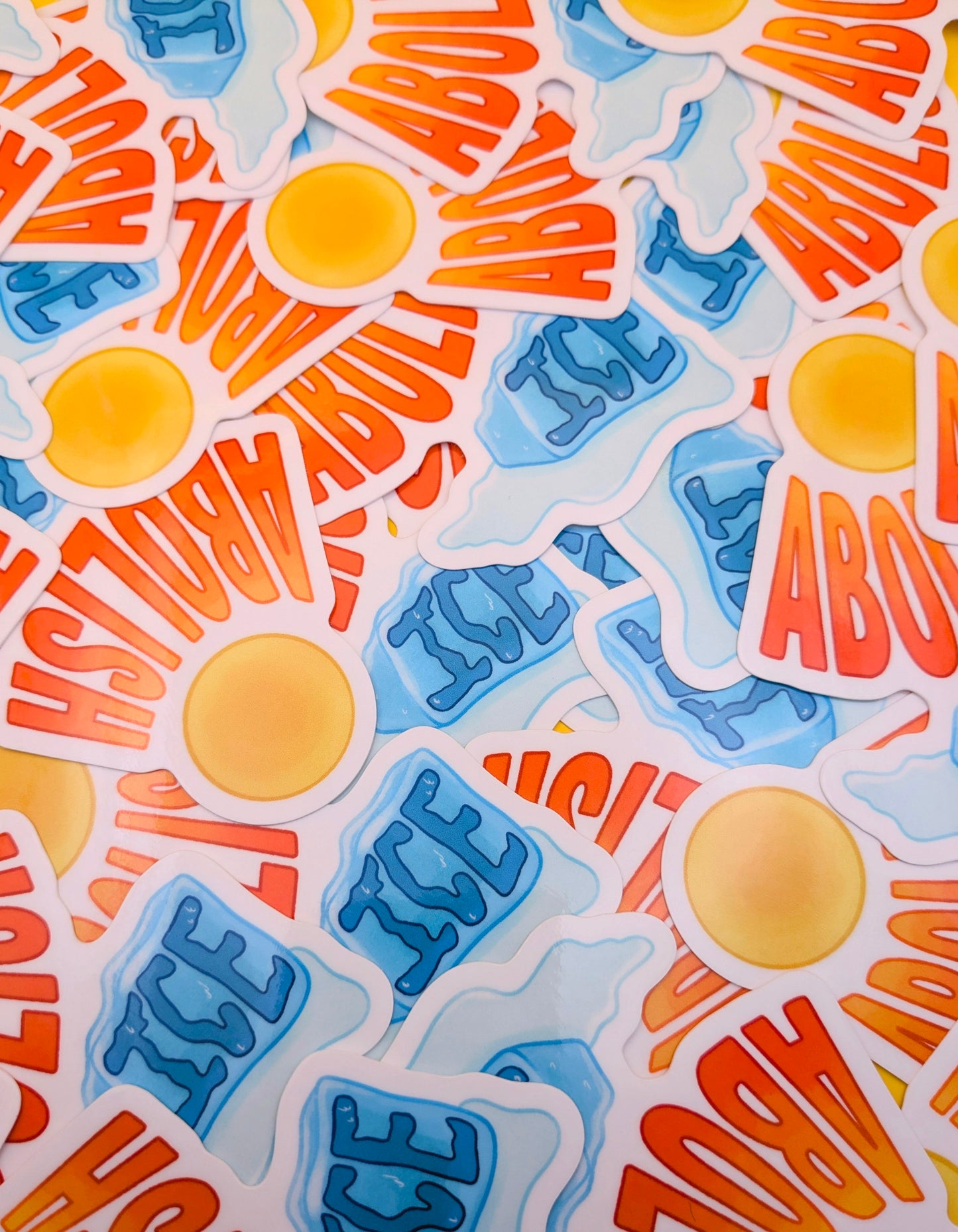 Abolish ICE Vinyl Sticker | FOR CHARITY