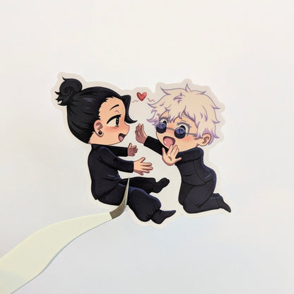SatoSugu Chibi Jujitsu Kaisen JJK 3 inch Vinyl Sticker