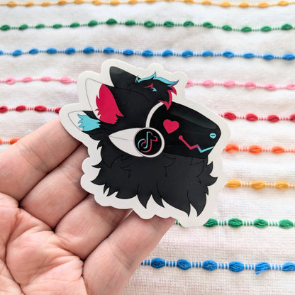 TikTok Protogen | 3 Inch Vinyl Sticker