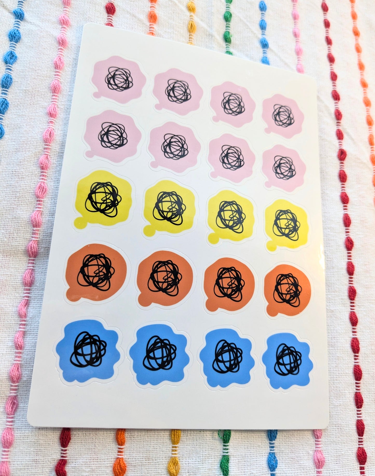 Tomo Life Thought Bubble Sticker Sheet