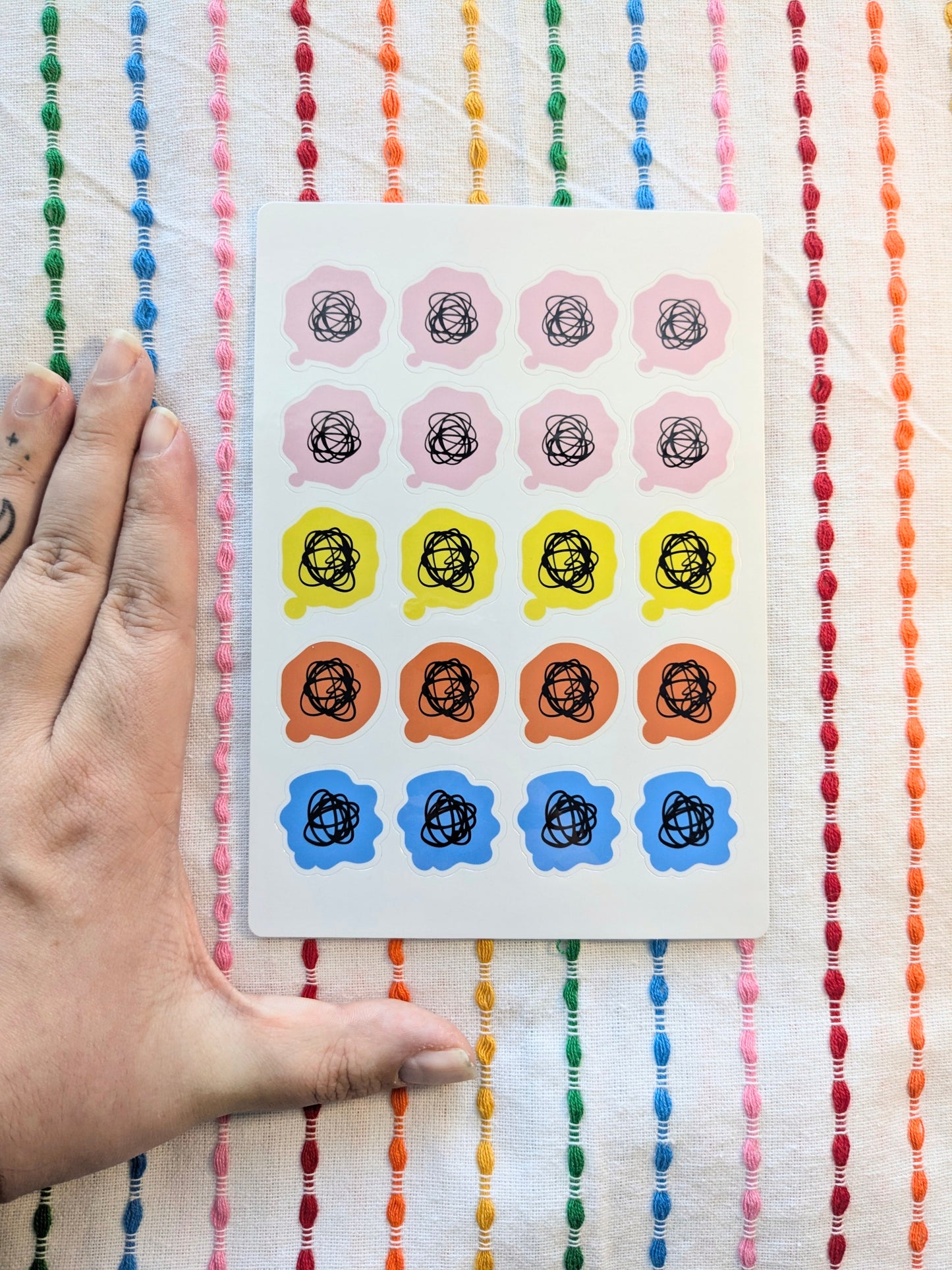 Tomo Life Thought Bubble Sticker Sheet