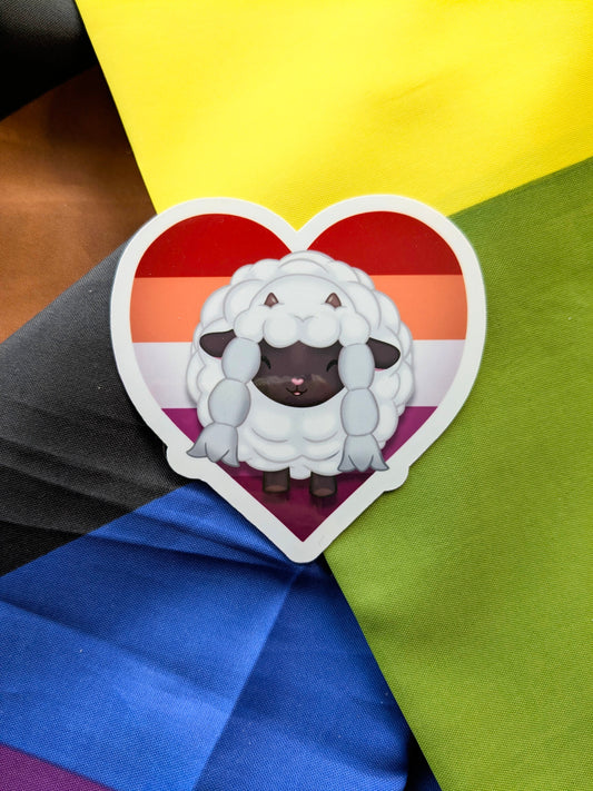 WLW Wooloo 3 Inch Vinyl Lesbian Sticker