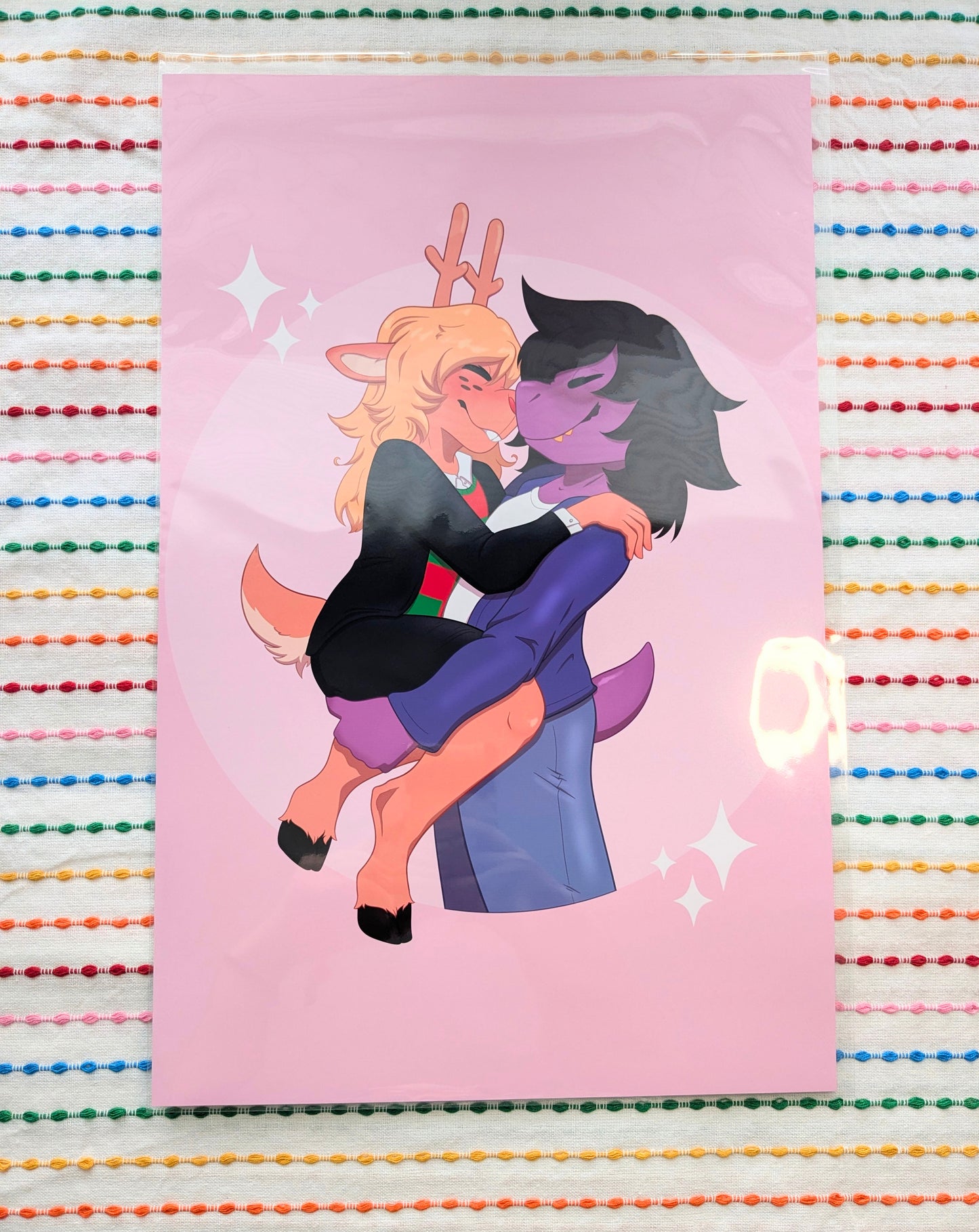 Suselle DELTARUNE Susie & Noelle 11x17 Art Print