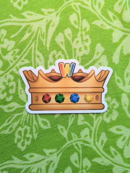 Webkinz Legendary Crown of Wonder 3 Inch Vinyl Sticker