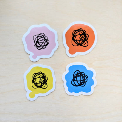 Tomo Life Thought Bubble Vinyl Stickers