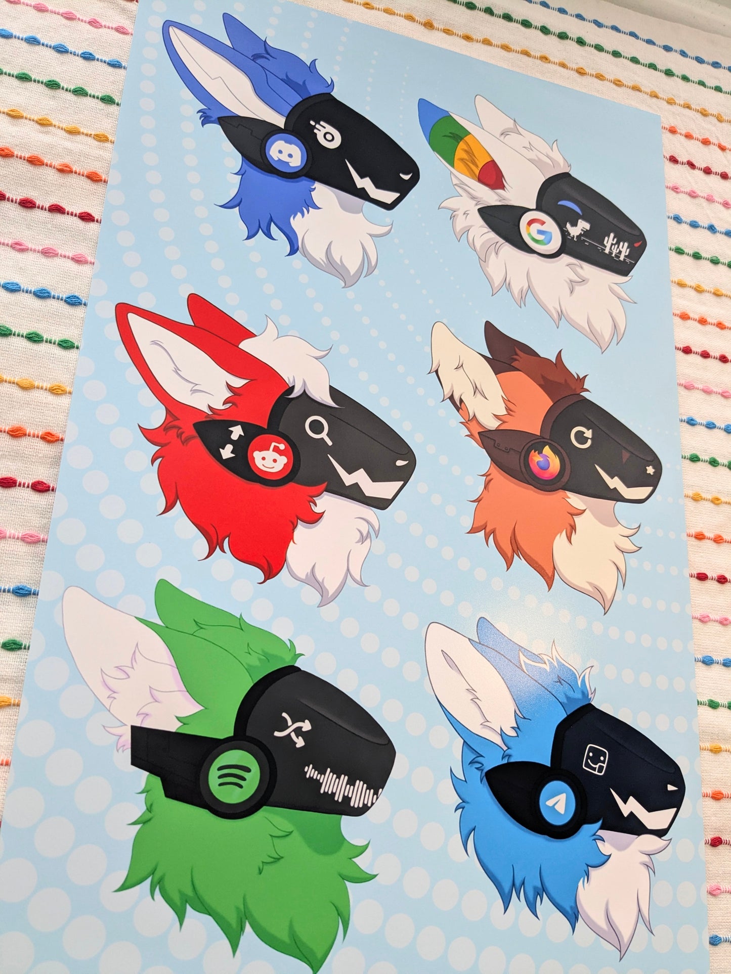 Protogen Collage 11x17 Art Print