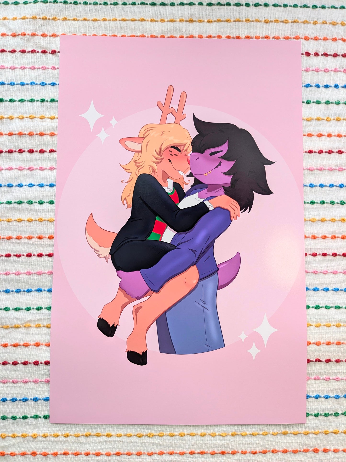 Suselle DELTARUNE Susie & Noelle 11x17 Art Print