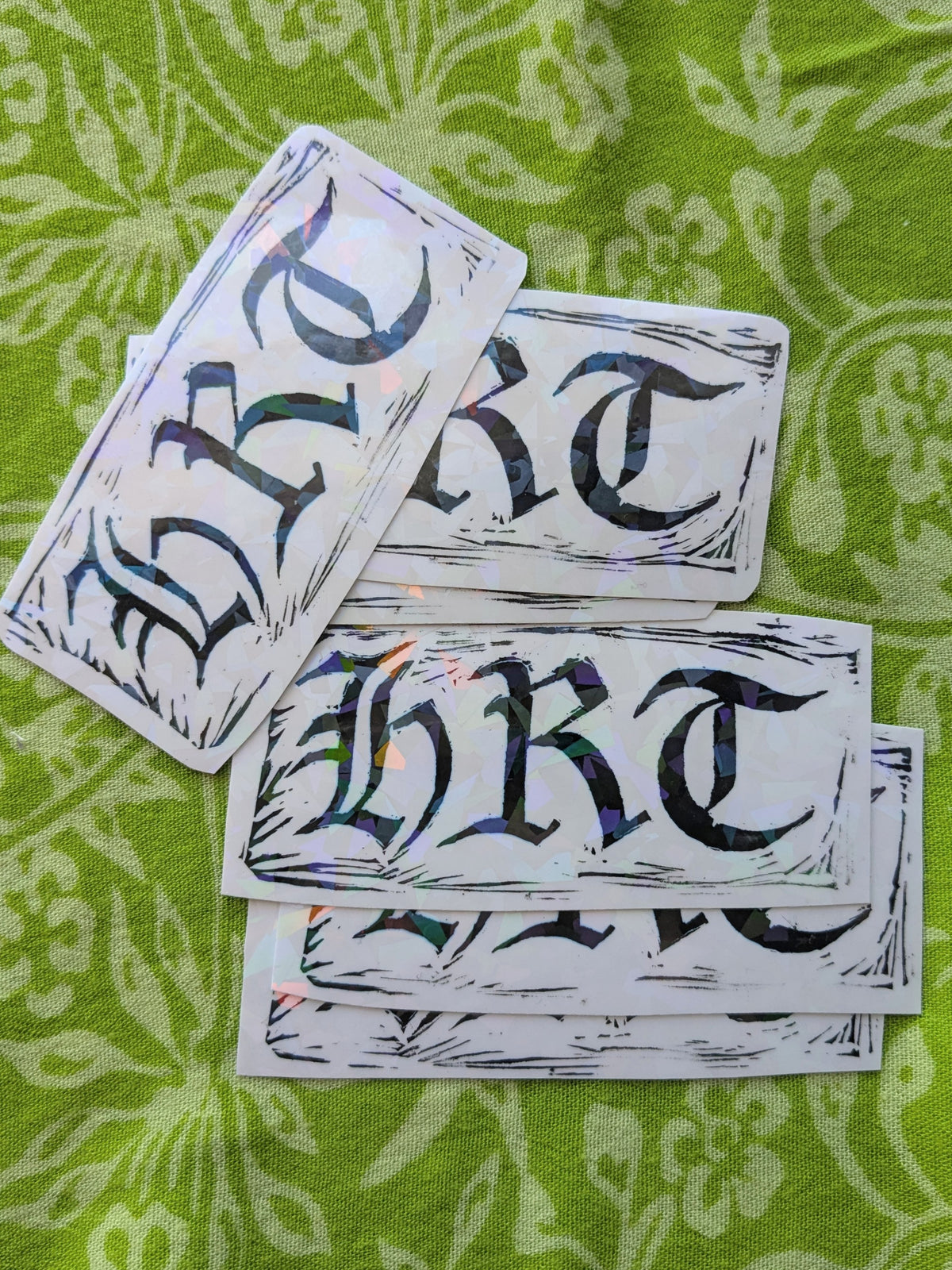 HRT Linocut Vinyl Sticker
