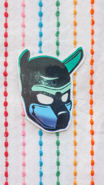 Puphood Linocut Vinyl Sticker