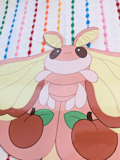 Peachy Moth Handmade Hand Fan