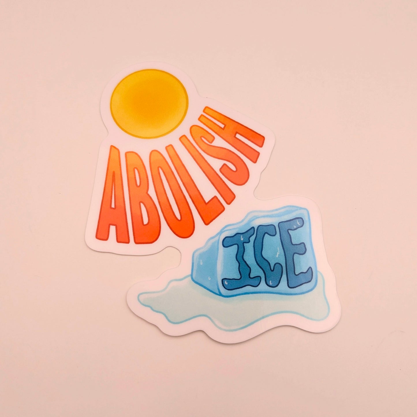 Abolish ICE Vinyl Sticker | FOR CHARITY