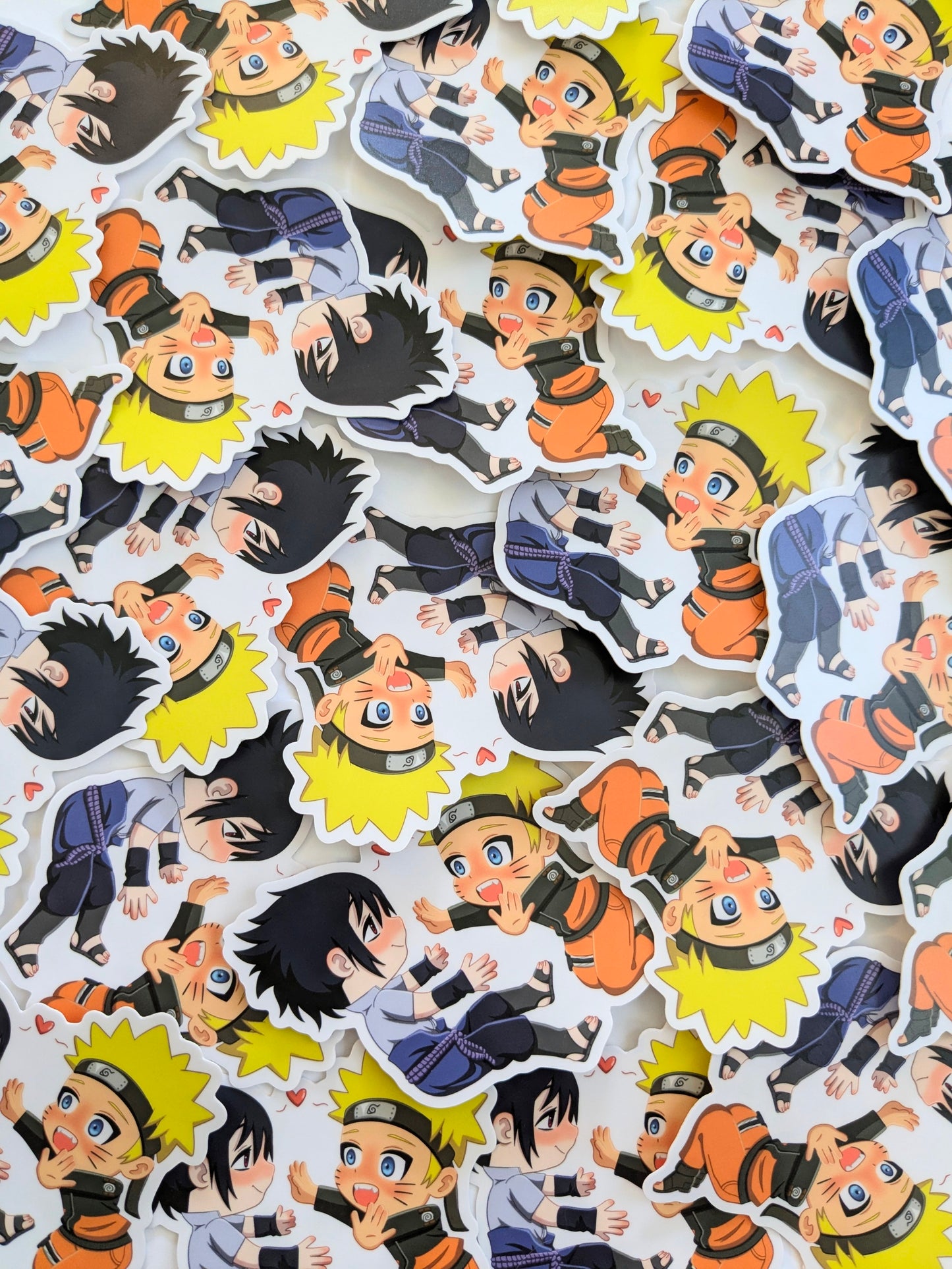 NaruSasu Chibi Naruto 3 inch Vinyl Sticker