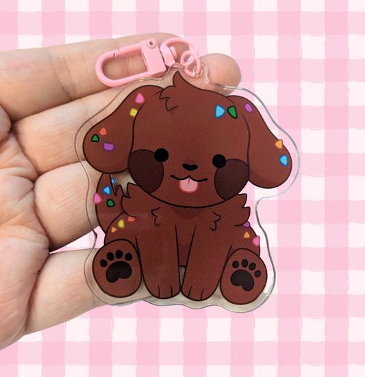 Cosmic Puppy 3 Inch Acrylic Charm