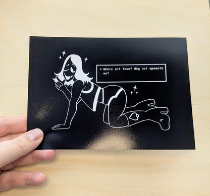 Rouxls Kaard Sabrina Carpenter Deltarune 5x7 Art Print