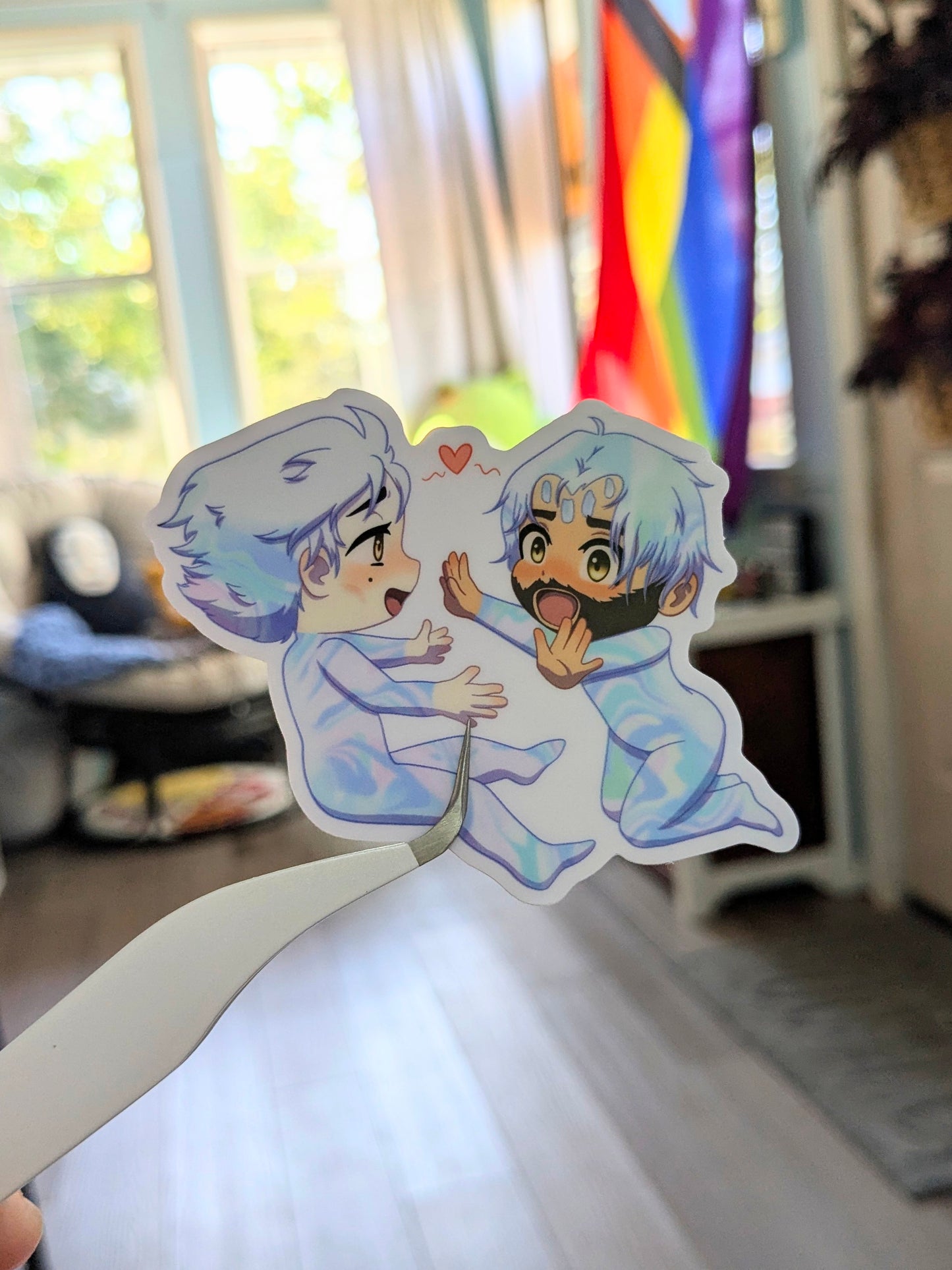 Jayvik Chibi Arcane 3 inch Vinyl Sticker