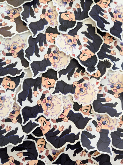SatoSugu Chibi Jujitsu Kaisen JJK 3 inch Vinyl Sticker