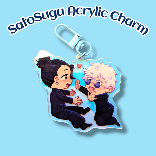 SatoSugu Chibi 3 inch Acrylic Charm