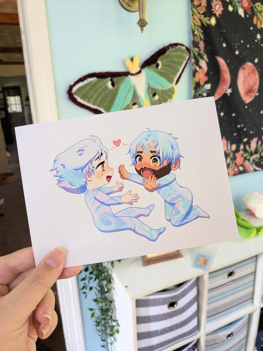Jayvk chibi Arcane 5x7 Art Print