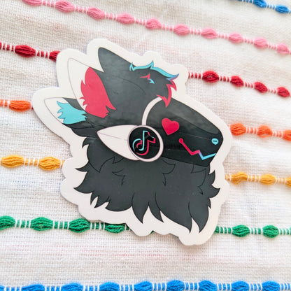 TikTok Protogen | 3 Inch Vinyl Sticker