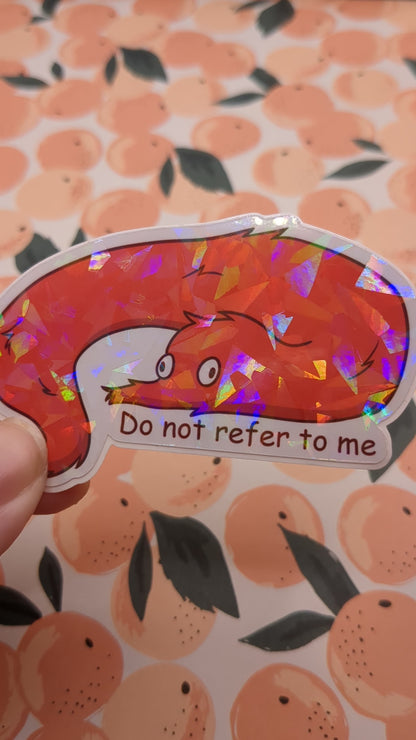Chaotic Worm On A String | Sticker